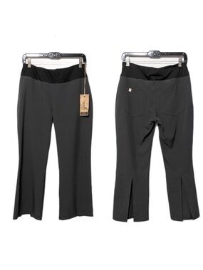 NWT SEEDS Split Hem High Rise Yoga Capri Pants S